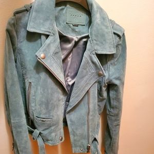 BLANKNYC genuine suede jacket